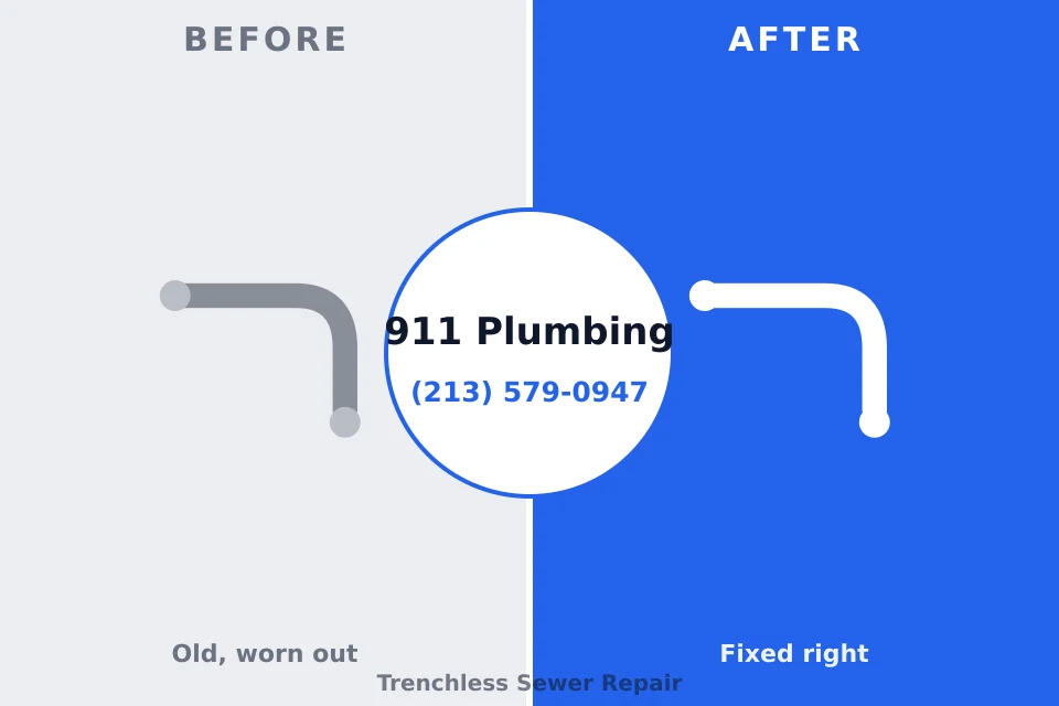 Before and after: plumbing company Boyne City, MI